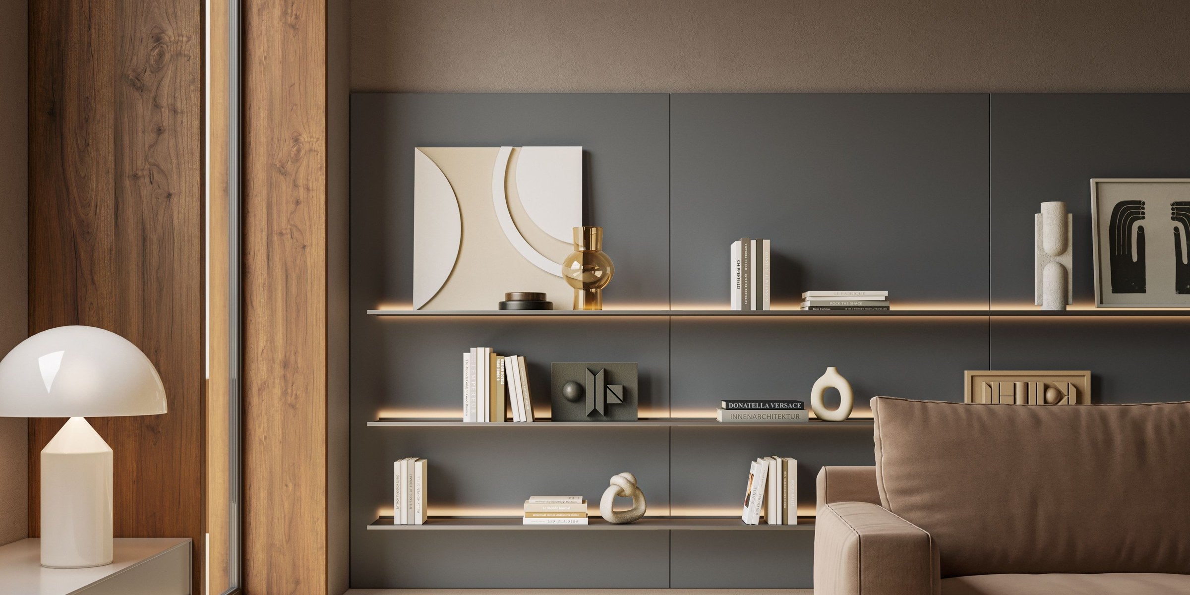 30×60 seramik ile duvar ve raf düzeni — Sant'Agostino Sable