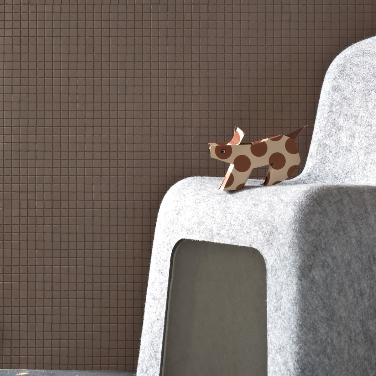 Teknotessere Fango — duvar uygulaması · Mutina