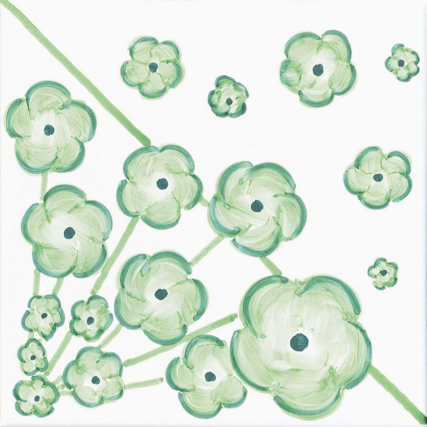 Bouquet — Giardino Fiorito — CeVi — Ceramica CeVi seramik yüzey