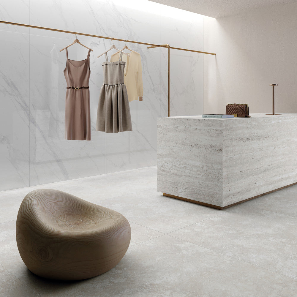 Elysian Travertini EY14 Travertino Misty Cross — Mirage — Mirage seramik yüzey