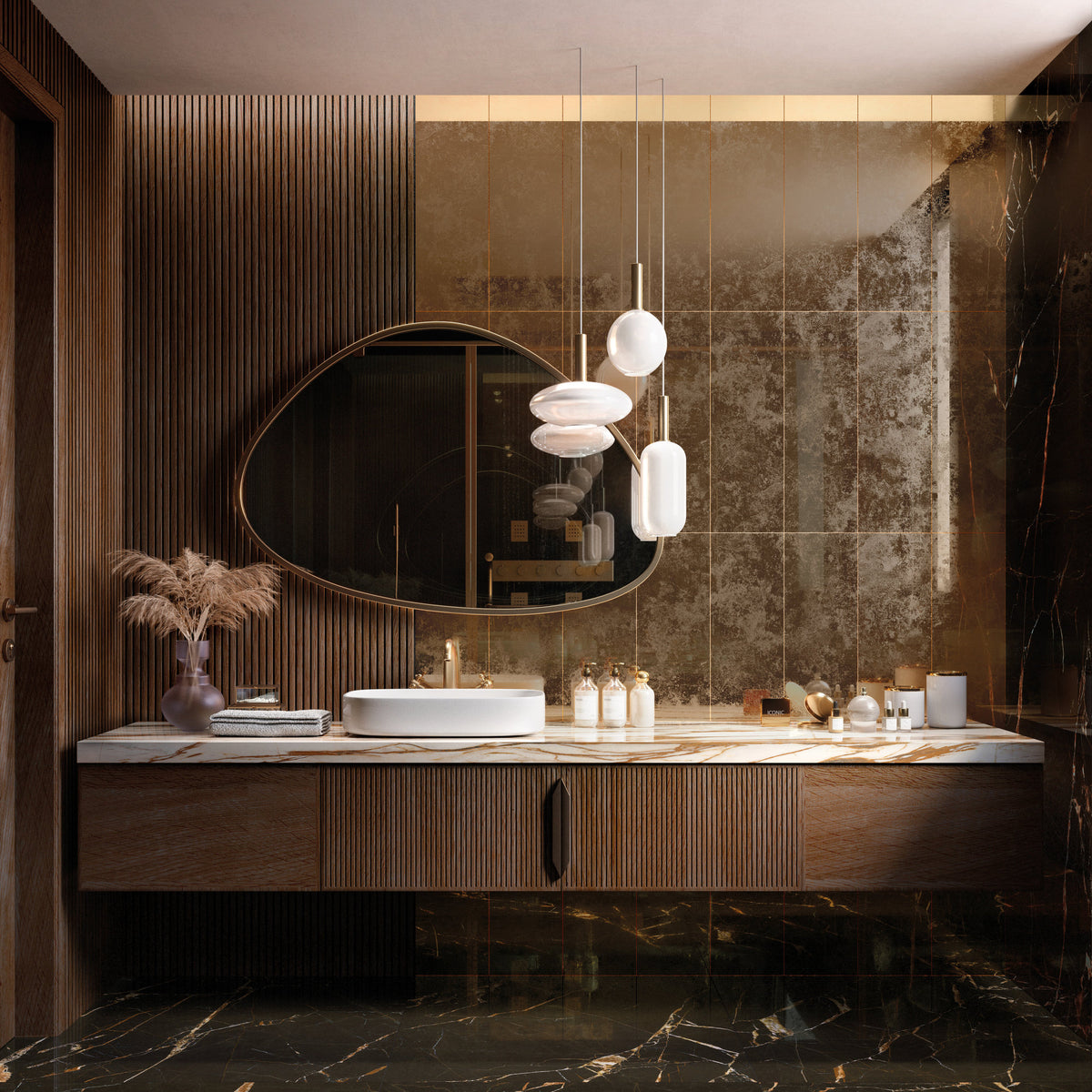 REFLET RF03 20x60 WA01 WA07 Bathroom