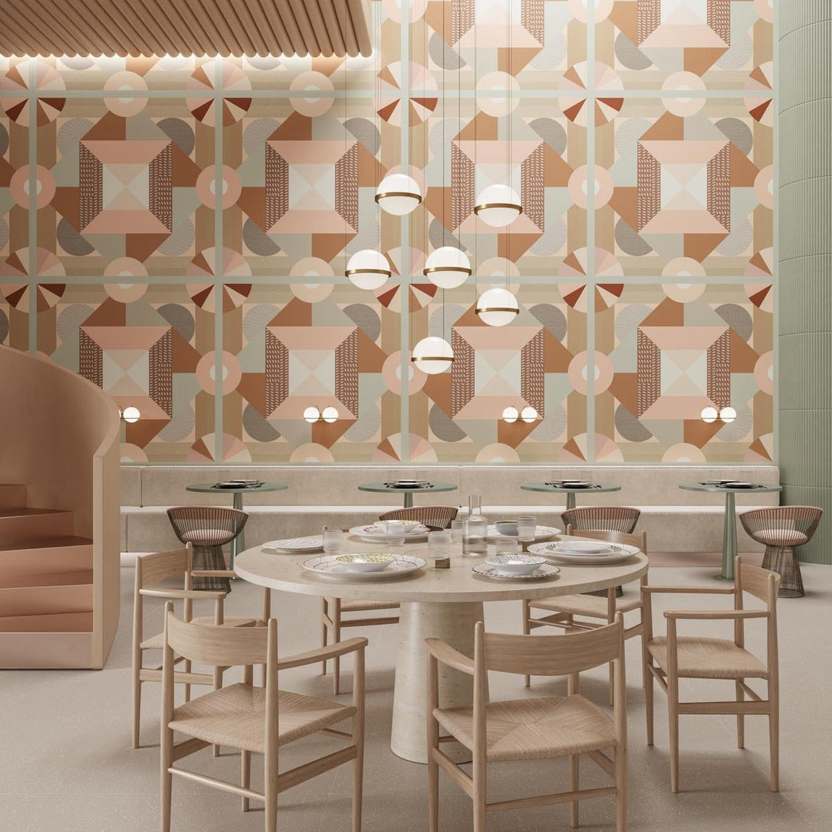 One 04 — bistro duvarı