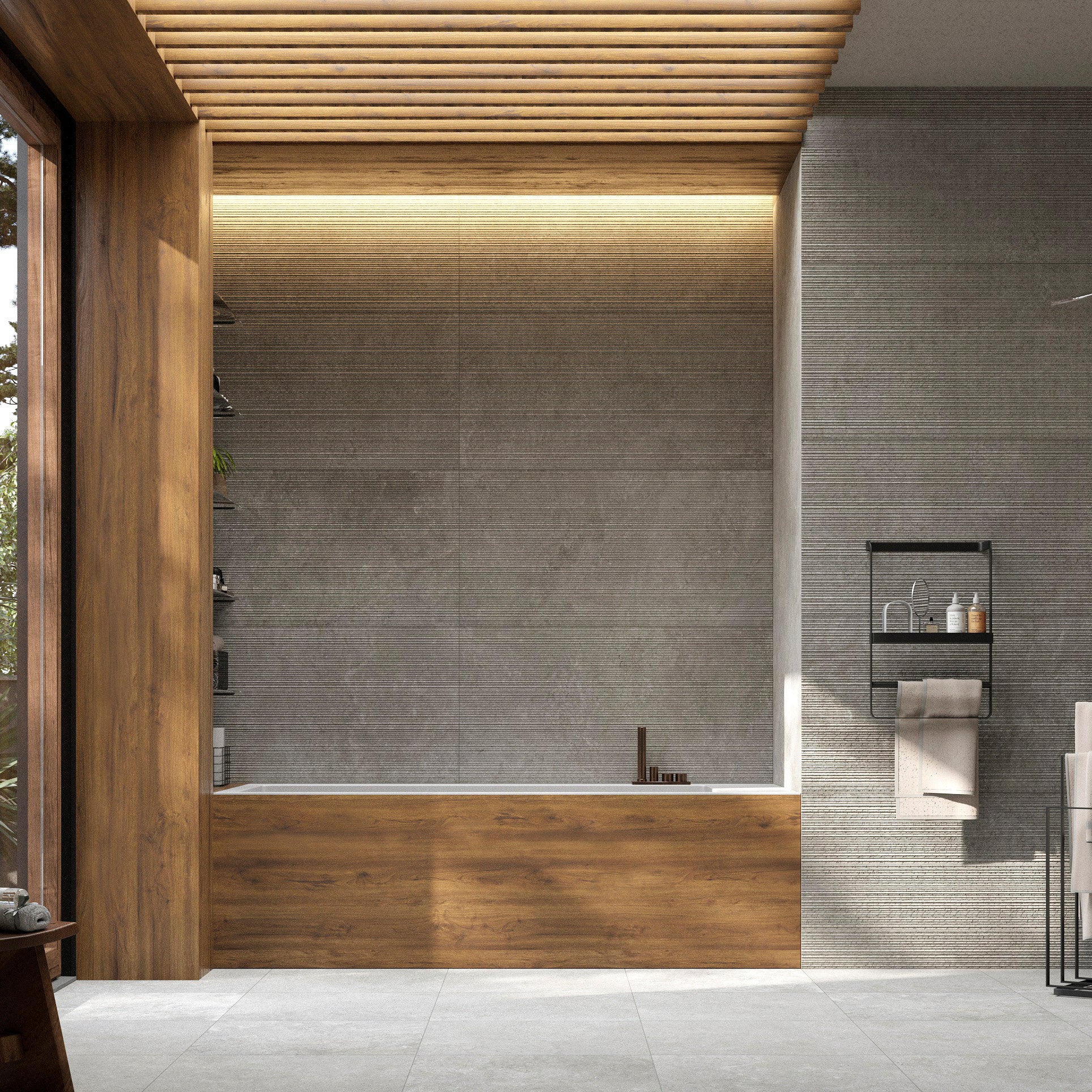 ReStone RS04 Bands 60x120 Bathroom