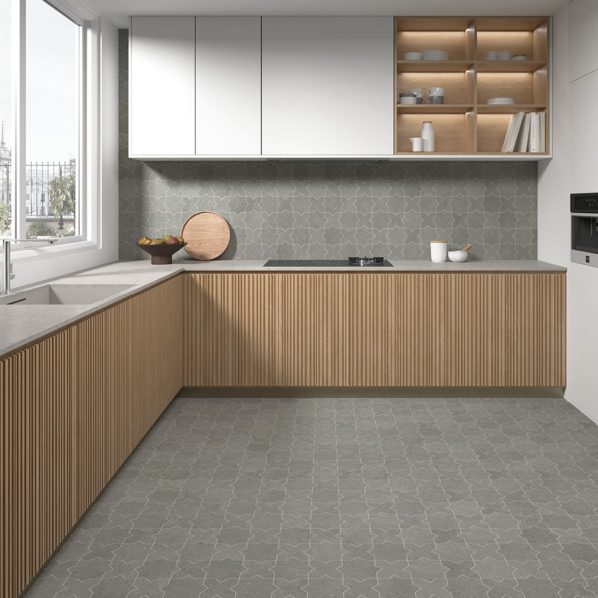 Elda Cross Star Graphite — uygulama