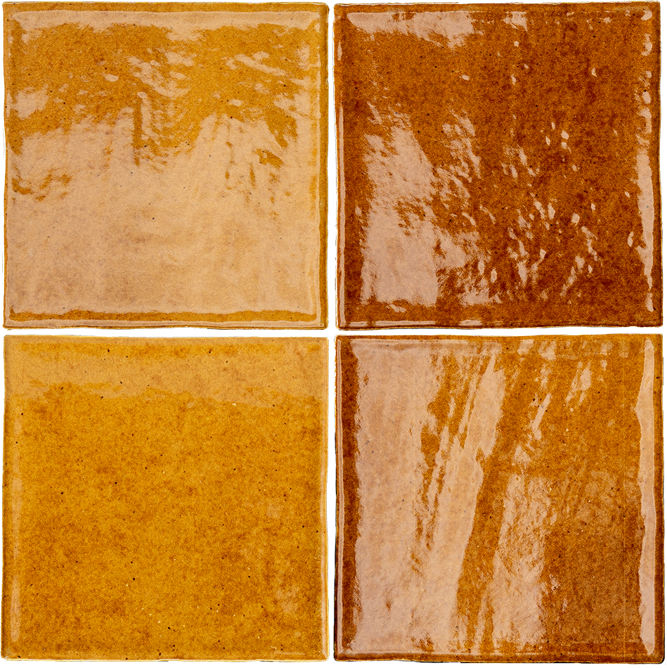 Saffron Glossy · 10×10 cm