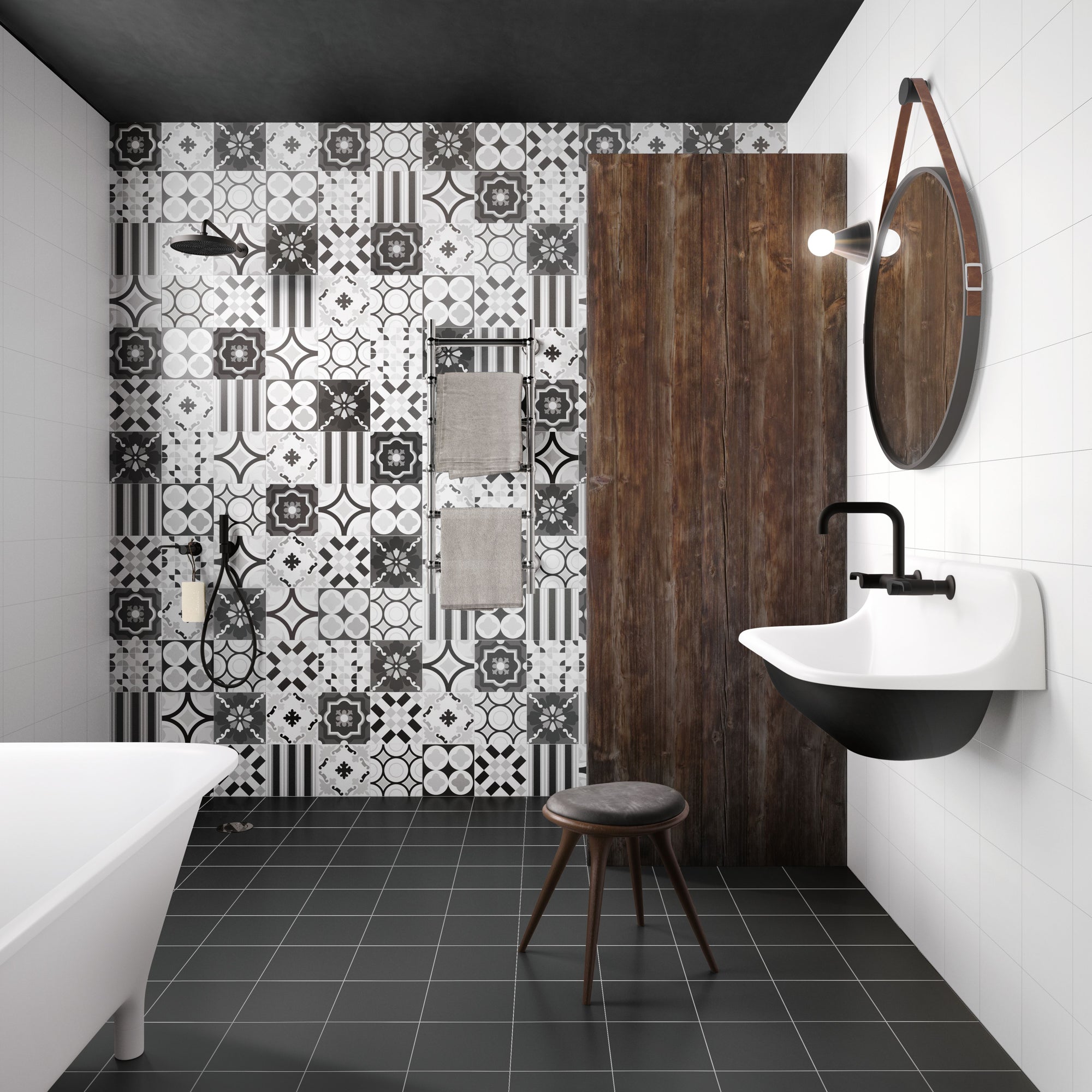 Patchwork Black&white Mix