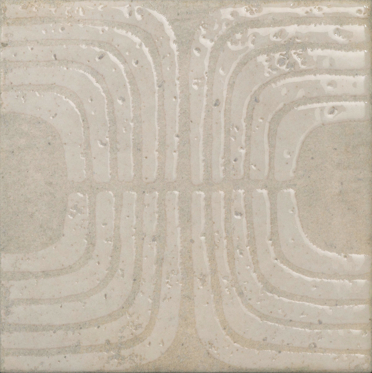 Decor Aztec White · 15×15 cm