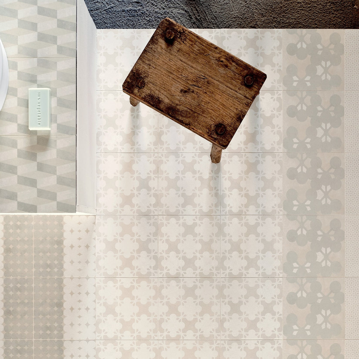 Azulej Bianco — Mutina — uygulama görseli