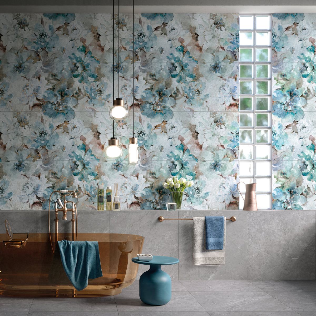 PAPIER COROLLE 60x120 JL05 Bathroom