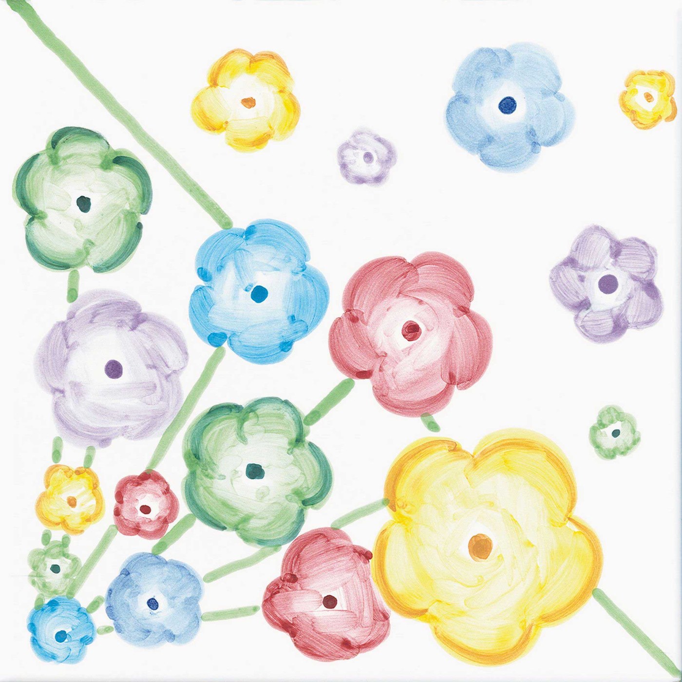 Bouquet — Giardino Fiorito — CeVi — Ceramica CeVi seramik yüzey