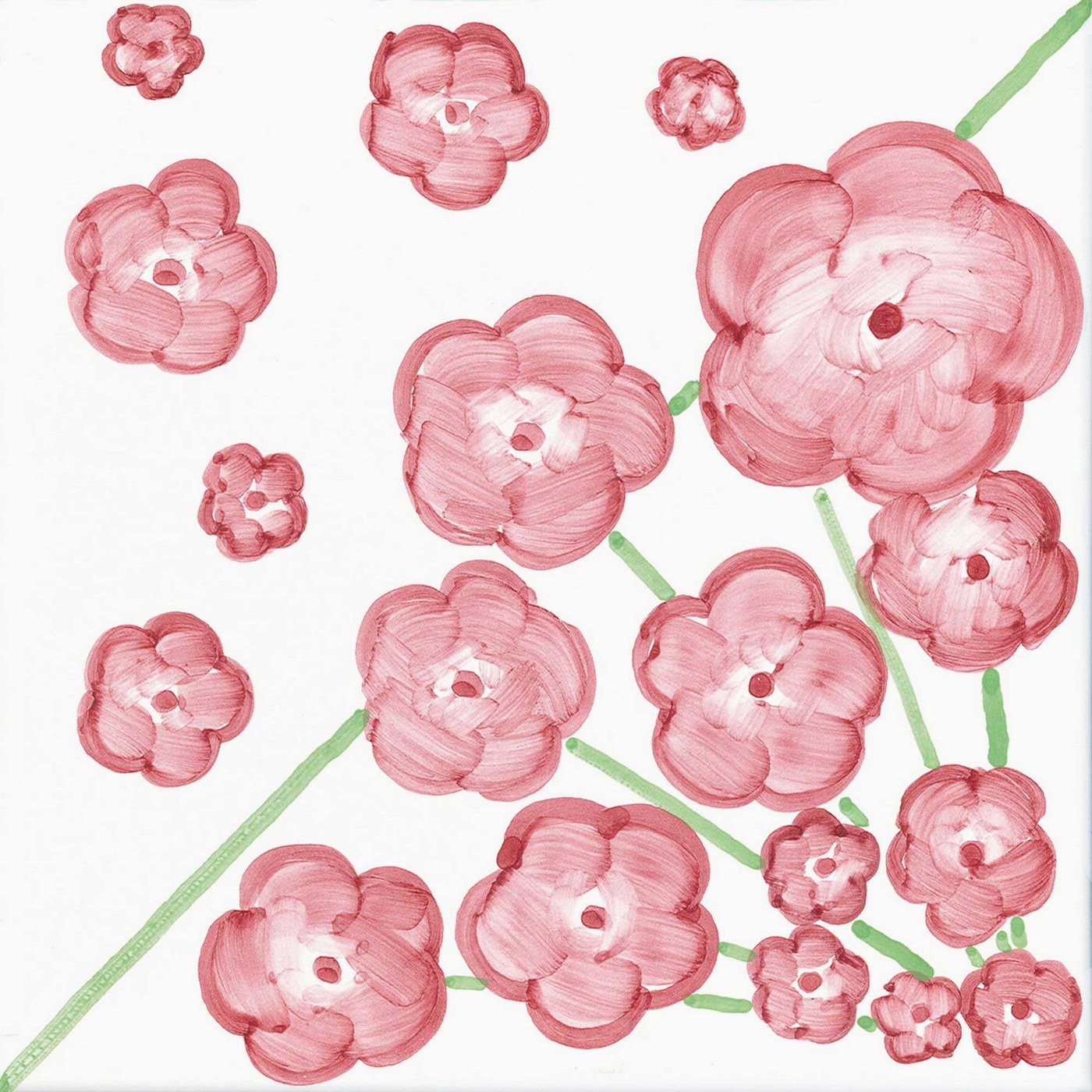 Bouquet — Giardino Fiorito — CeVi — Ceramica CeVi seramik yüzey