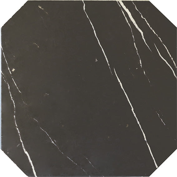 Octagon Base — Mármol Negro