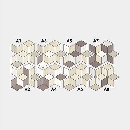 4 Cream (cream + brown & white)