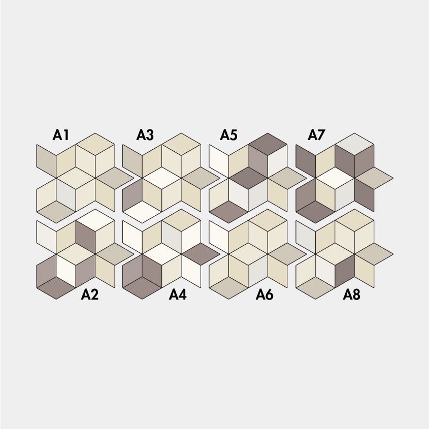 4 Cream (cream + brown & white)