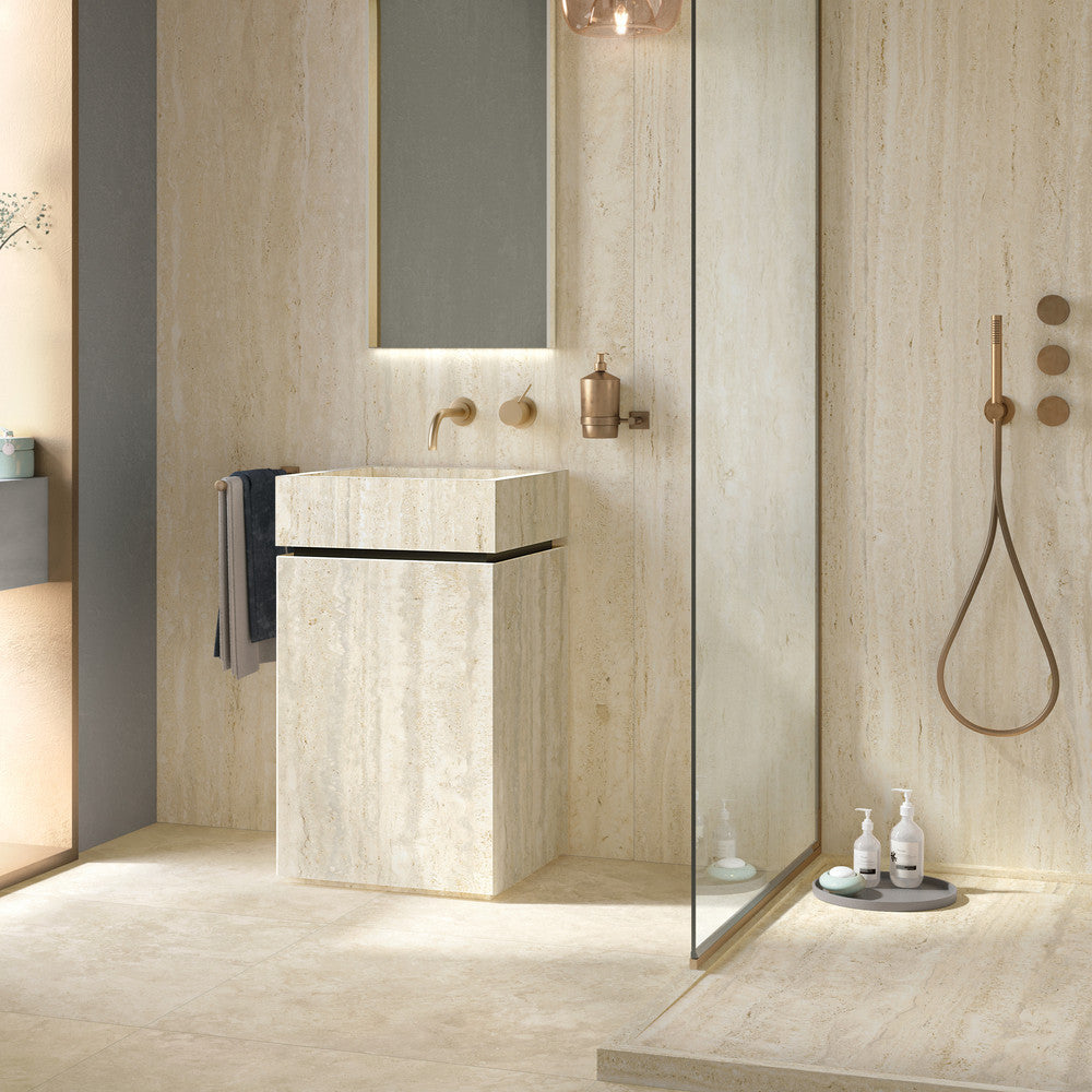 Elysian Travertini EY13 Travertino Light Cross — Mirage — Mirage seramik yüzey