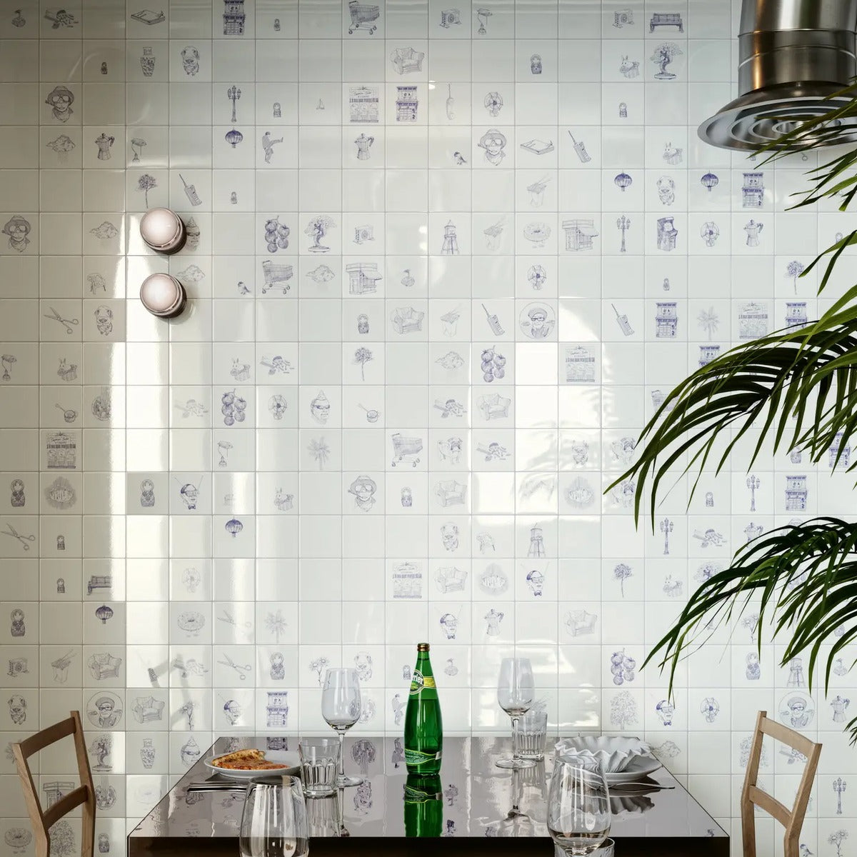 Stories Eddie Lux — restoran duvarı