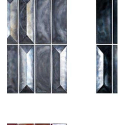 Tessere Crystal Glass Blu Acciaio