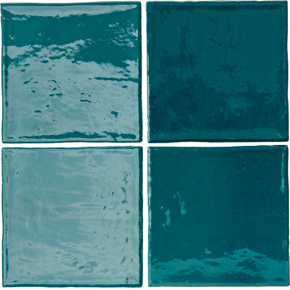 Azure Glossy · 10×10 cm
