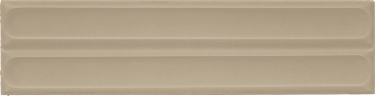 Taupe double line · 7,5×30 cm
