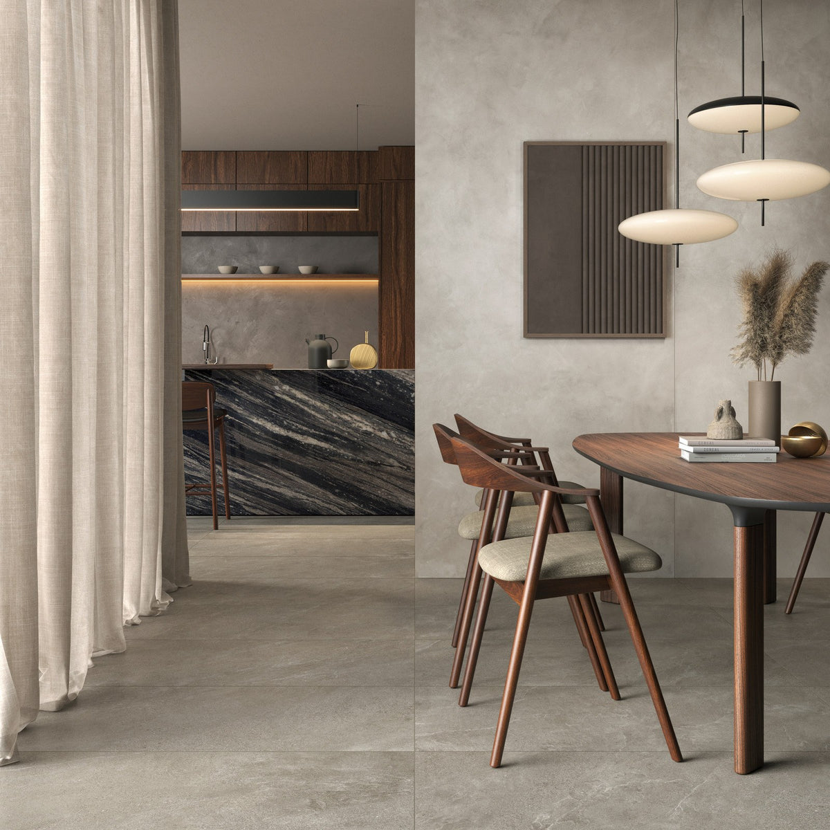 Motley MT05 60x120 Clay CL01 120x278 Living