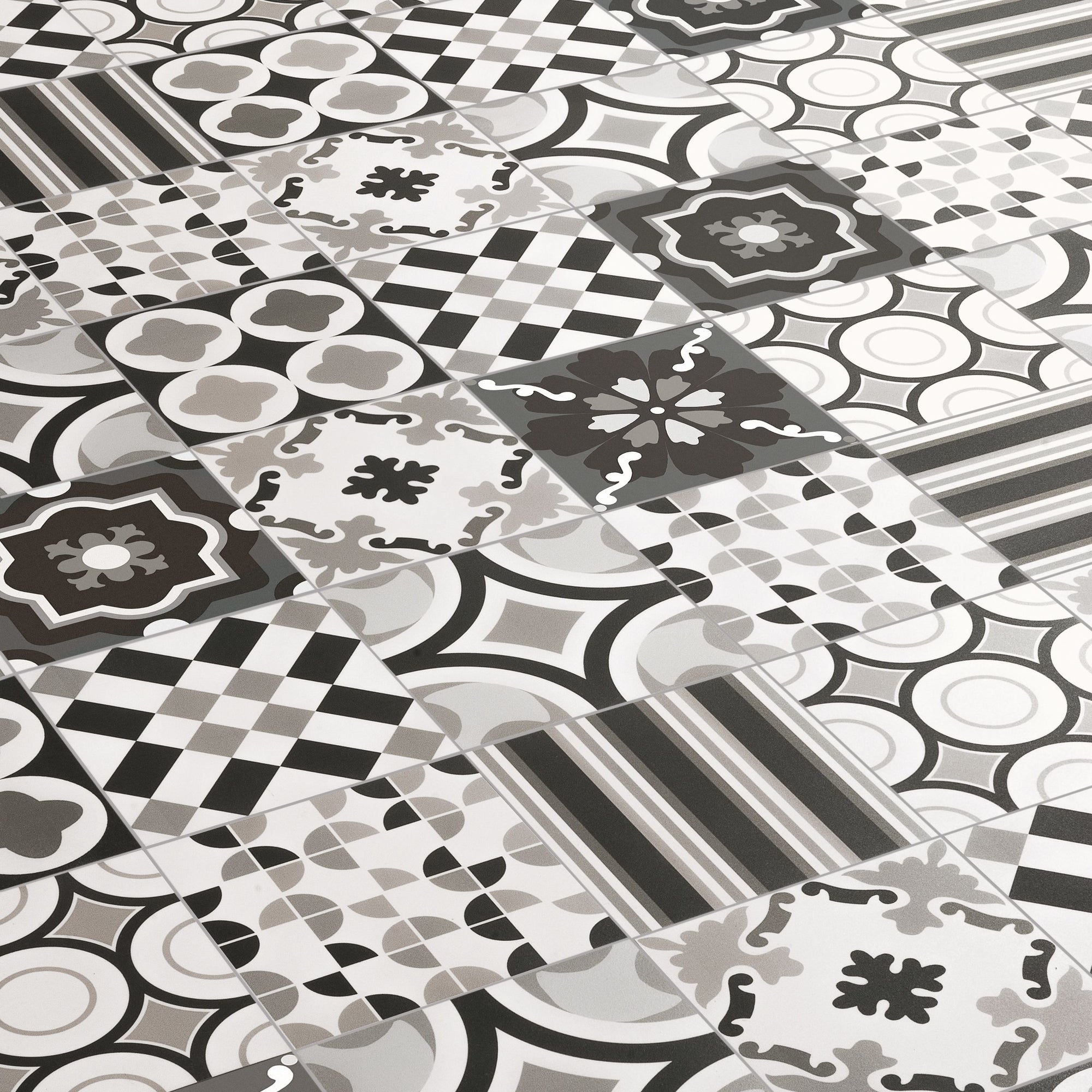 Patchwork Black&white Mix
