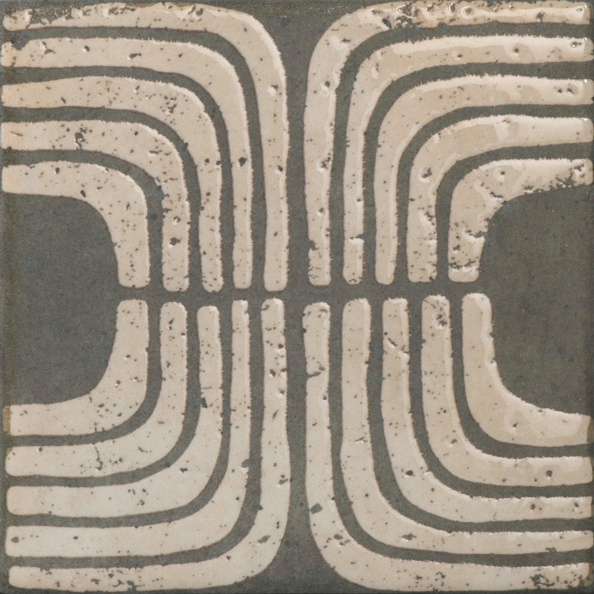 Decor Aztec Black · 15×15 cm
