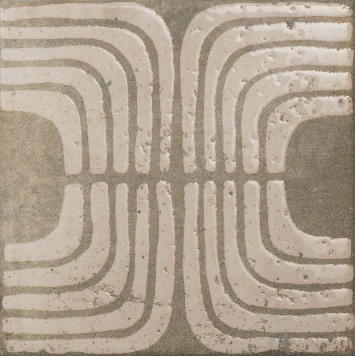 Decor Aztec Moss · 15×15 cm