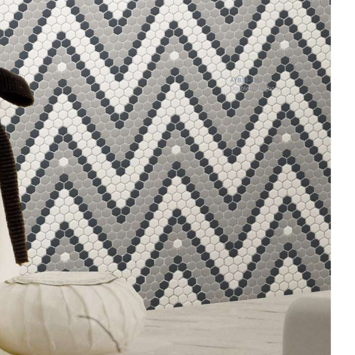 Tessere Double Herringbone — desen görünümü · Tessere