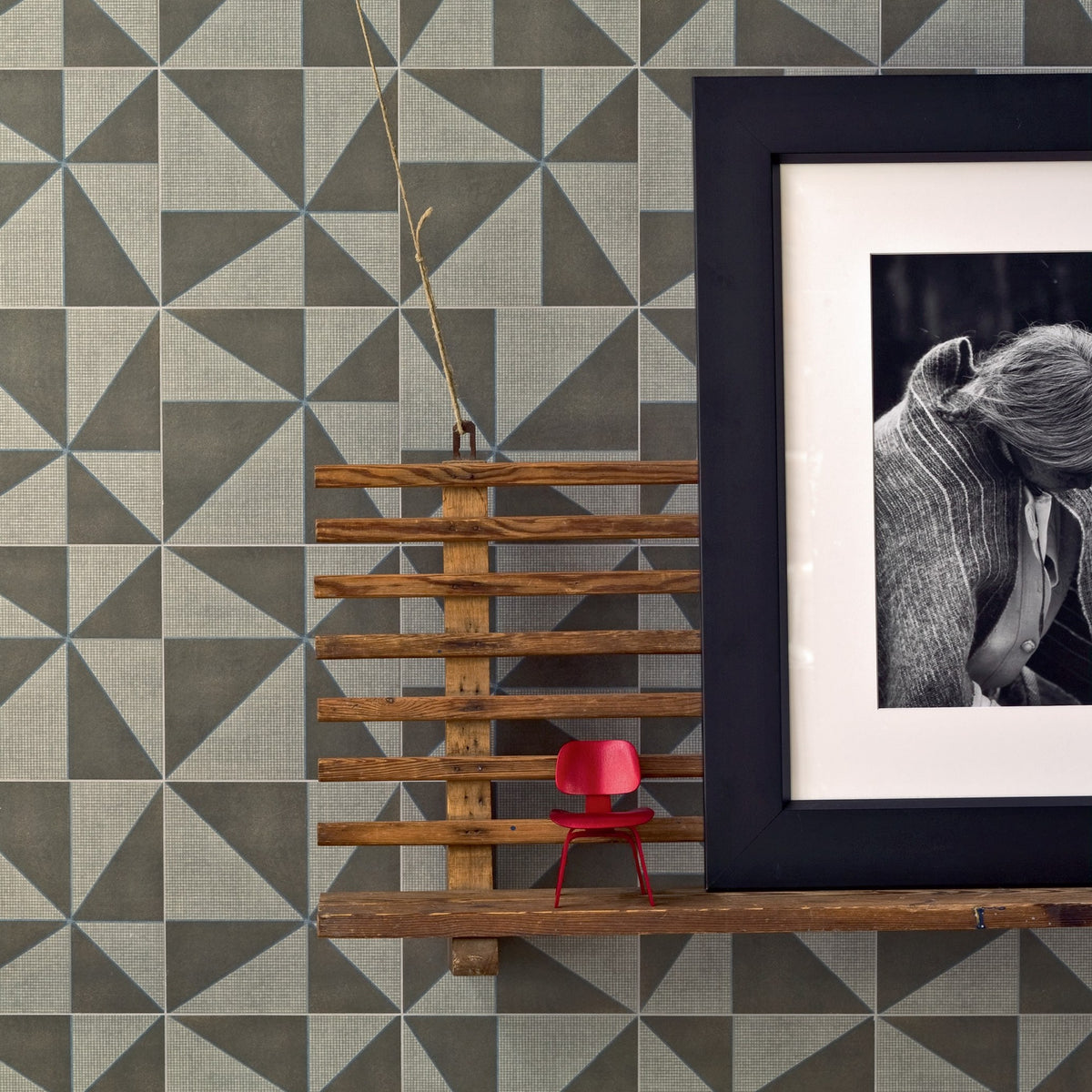 Azulej Grigio — Mutina — uygulama görseli