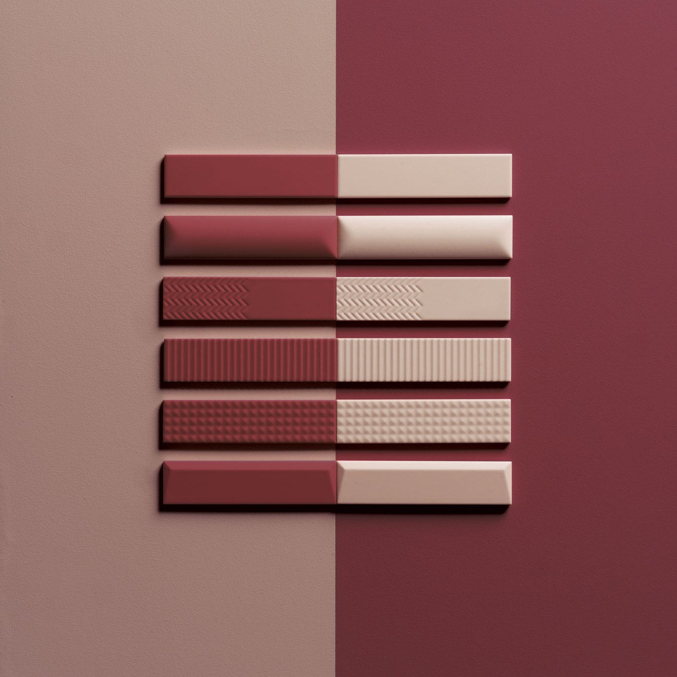 41zero42 Biscuit koleksiyonu — Bordeaux ve Powder tüm desenler