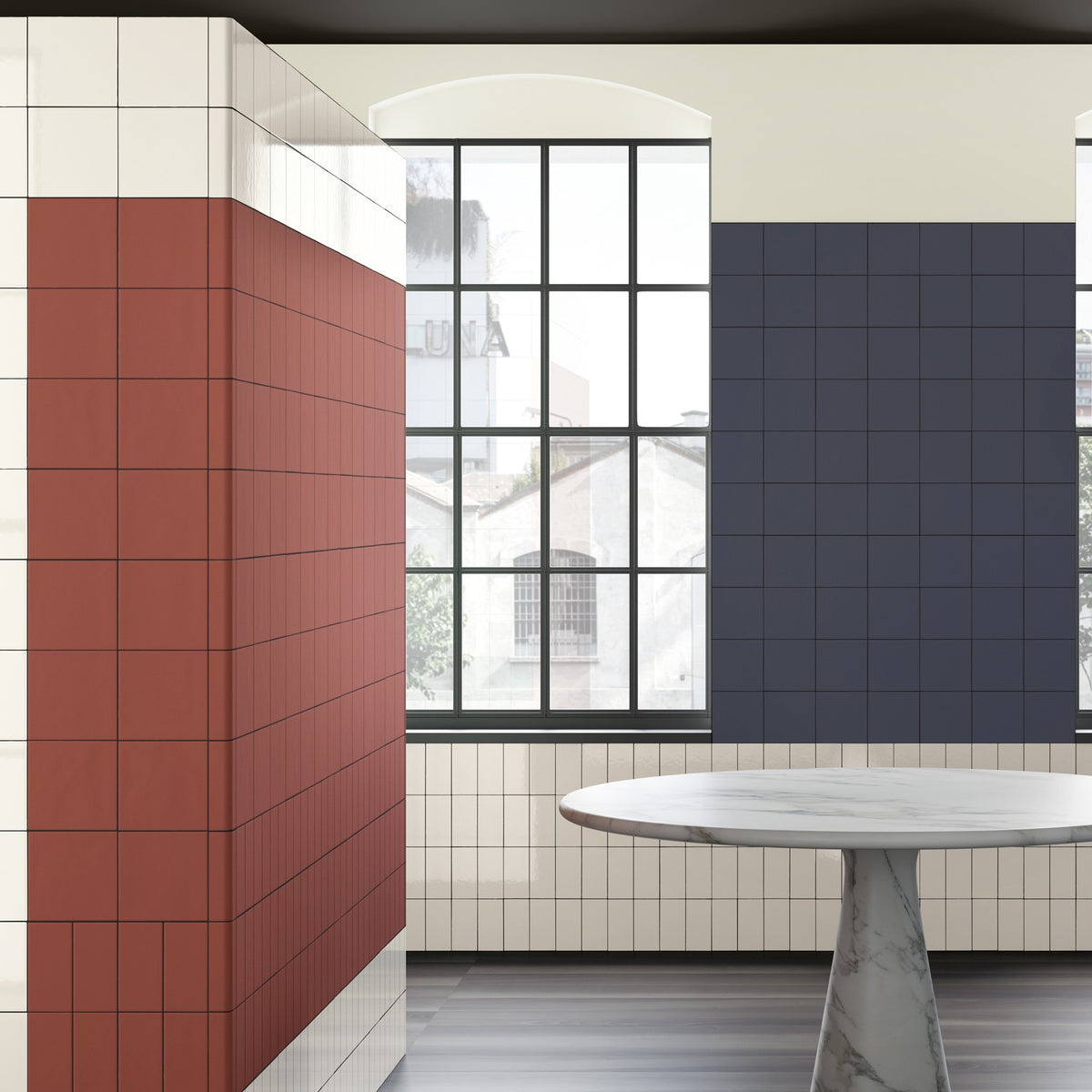 DIN Glossy — Mutina — uygulama görseli