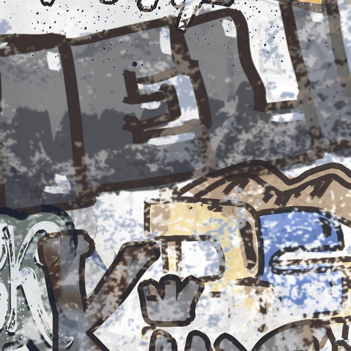 Graffiti White
