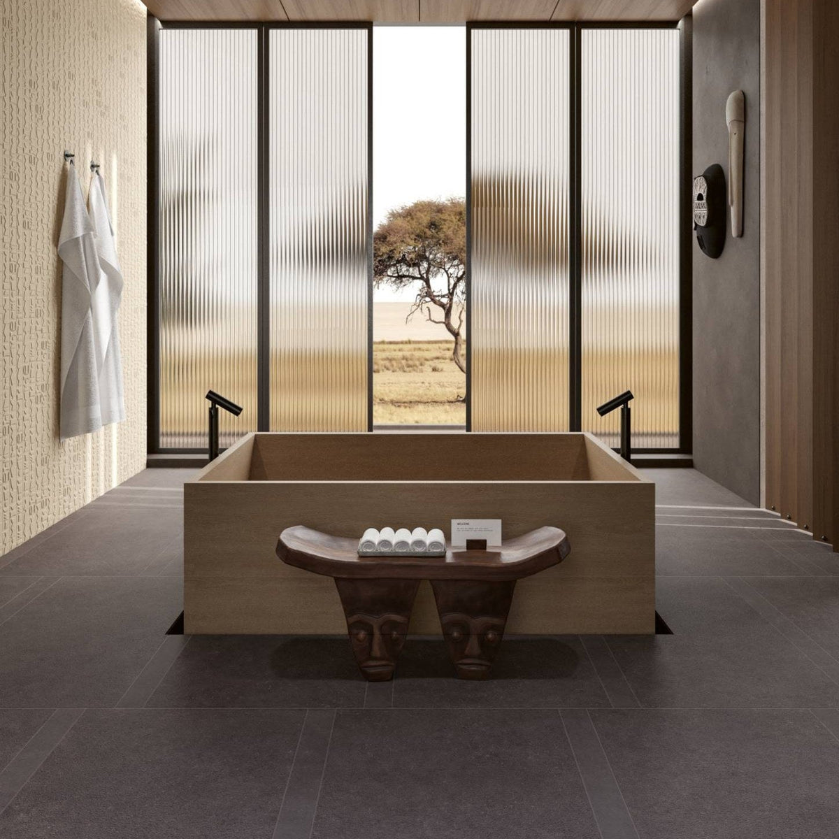 Nok Grains — banyo zemini uygulaması