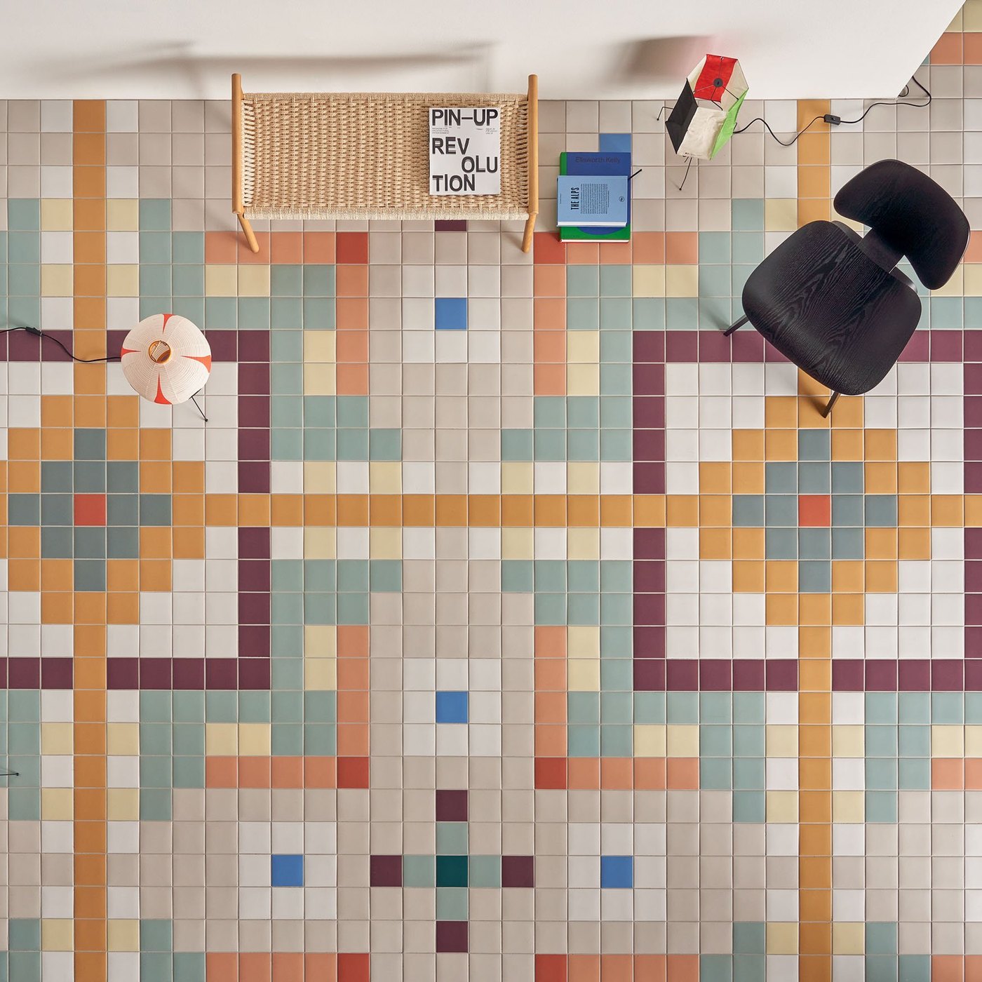 Koleksiyon 41zero42 Pixel41 geometrik duvar deseni