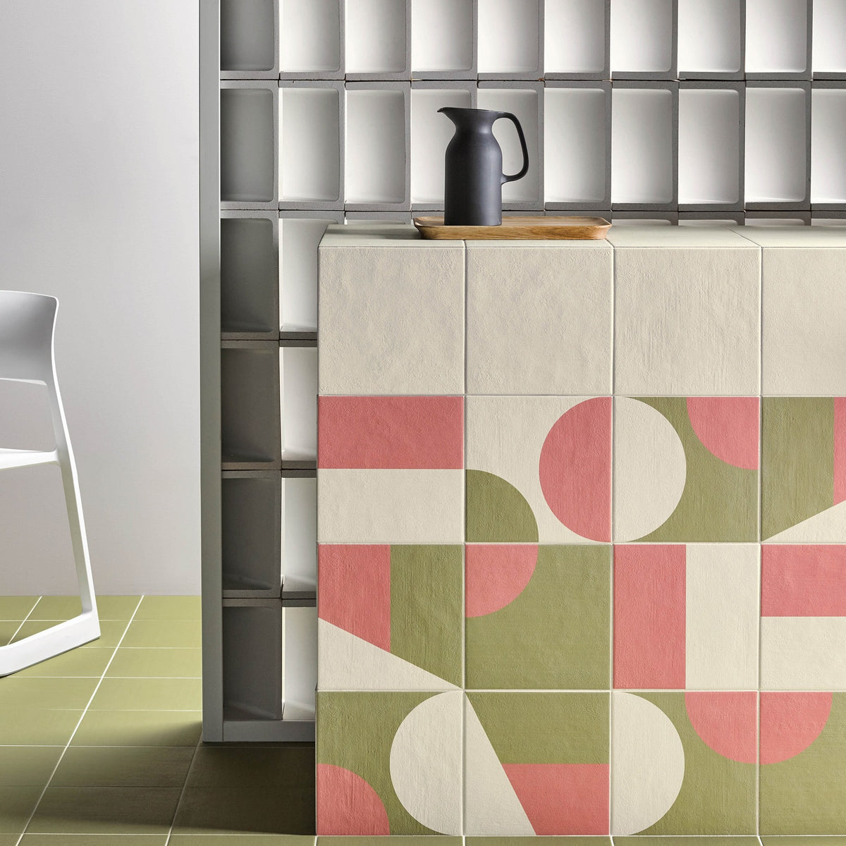 Puzzle Murano — Mutina — uygulama görseli